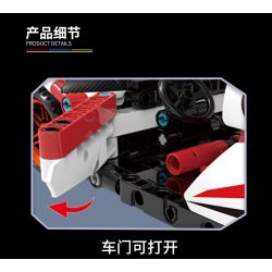 QIAO LE TONG 2311 non  XE THỂ THAO PORSCHE 911 LÙI bộ đồ chơi xếp lắp ráp ghép mô hình  RACING SUPER CAR 911 Kỹ Thuật Công Nghệ Cao Mô Hình Phương Tiện 501 khối