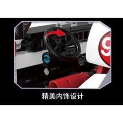 QIAO LE TONG 2311 non  XE THỂ THAO PORSCHE 911 LÙI bộ đồ chơi xếp lắp ráp ghép mô hình  RACING SUPER CAR 911 Kỹ Thuật Công Nghệ Cao Mô Hình Phương Tiện 501 khối