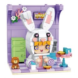 GEKKOSHA 802011 non  THÍCH THÚ VỚI MẬT ONG PHONG bộ đồ chơi xếp lắp ráp ghép mô hình SWEET CANDY 366 khối