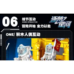 JIESTAR 59012 non  THÁM HIỂM MẶT TRĂNG bộ đồ chơi xếp lắp ráp ghép mô hình 735 khối