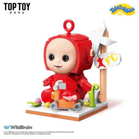 TOP TOY TC1301 1301 non  SÓNG CON MÀU ĐỎ bộ đồ chơi xếp lắp ráp ghép mô hình TELETUBBIES PO