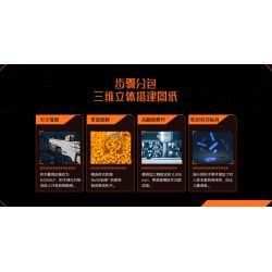 XIAOMI MITU MI ONEBOT XJXL08IQI 08IQI non  BỆ PHÓNG HẬU VỆ bộ đồ chơi xếp lắp ráp ghép mô hình  Kỹ Thuật Công Nghệ Cao Mô Hình Phương Tiện 1830 khối