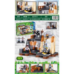 ZHEGAO QL2511 2511 non  MỎ ALRETH bộ đồ chơi xếp lắp ráp ghép mô hình Minecraft CUBE WORLD Game Xây Dựng 262 khối