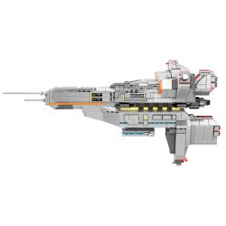 JUHANG TECHNOLOGY 783 non  TÀU KHU TRỤC LỚP RUBY bộ đồ chơi xếp lắp ráp ghép mô hình INFINITE UNIVERSE LAGRANGE 866 khối