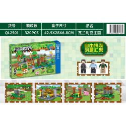 ZHEGAO QL2501 2501 non  TRANG VIÊN VALERIAN bộ đồ chơi xếp lắp ráp ghép mô hình Minecraft Game Xây Dựng 320 khối