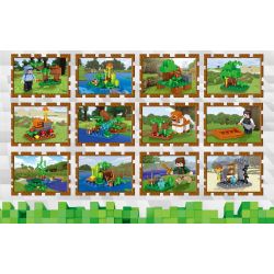 ZHEGAO QL2501 2501 non  TRANG VIÊN VALERIAN bộ đồ chơi xếp lắp ráp ghép mô hình Minecraft Game Xây Dựng 320 khối