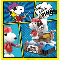 LINOOS LN8080 8080 non  SNOOPY'S MULTIFACETED LIFE SERIES BLIND BOX 2.0 TỔNG CỘNG 6 MẪU bộ đồ chơi xếp lắp ráp ghép mô hình Movie & Game MANY FACES OF SNOOPY Phim Và Trò Chơi