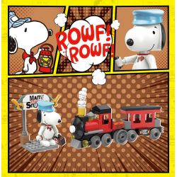 LINOOS LN8080 8080 non  SNOOPY'S MULTIFACETED LIFE SERIES BLIND BOX 2.0 TỔNG CỘNG 6 MẪU bộ đồ chơi xếp lắp ráp ghép mô hình Movie & Game MANY FACES OF SNOOPY Phim Và Trò Chơi