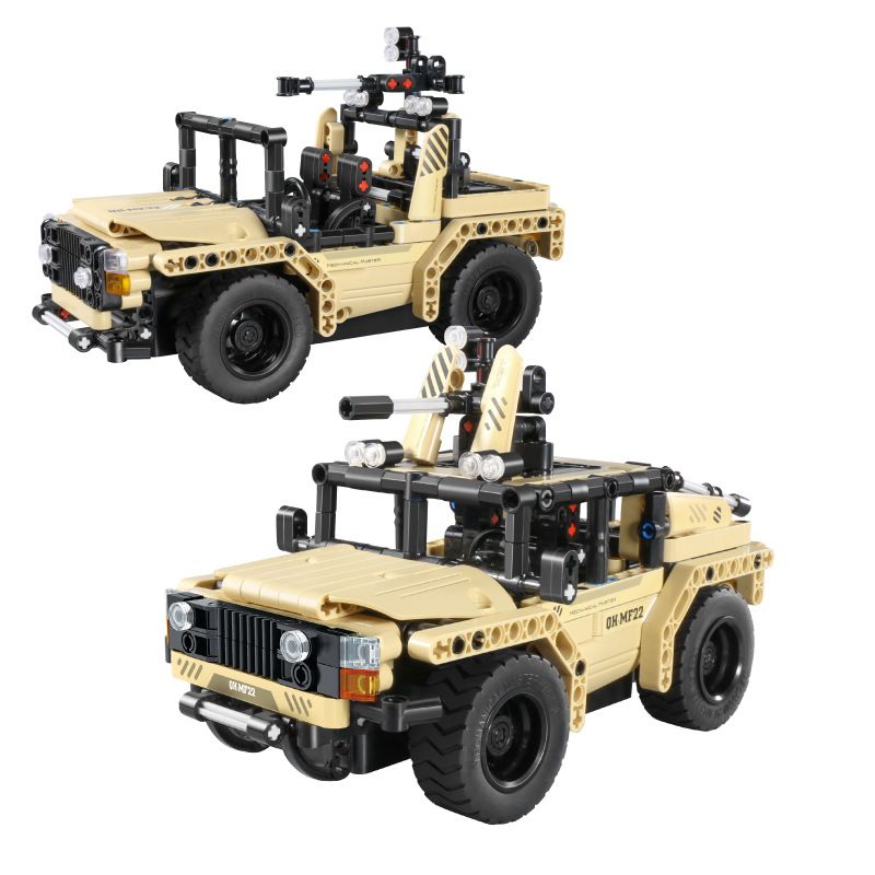 IM.MASTER QIHUI 8022 non  XE TẤN CÔNG ĐIỀU KHIỂN TỪ XA bộ đồ chơi xếp lắp ráp ghép mô hình  Kỹ Thuật Công Nghệ Cao Mô Hình Phương Tiện 444 khối