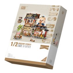 LOZ 1942 non  CỬA HÀNG THỊT ANH HAI bộ đồ chơi xếp lắp ráp ghép mô hình 1105 khối