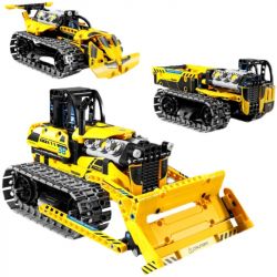 IM.MASTER QIHUI 8038 non  THẠC SỸ MÁY MÓC ỦI KỸ THUẬT 3IN1 bộ đồ chơi xếp lắp ráp ghép mô hình  Kỹ Thuật Công Nghệ Cao Mô Hình Phương Tiện 542 khối