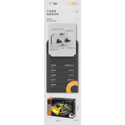 IM.MASTER QIHUI 8038 non  THẠC SỸ MÁY MÓC ỦI KỸ THUẬT 3IN1 bộ đồ chơi xếp lắp ráp ghép mô hình  Kỹ Thuật Công Nghệ Cao Mô Hình Phương Tiện 542 khối