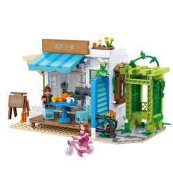 ZHI DELE DL-50202 50202 DL50202 non  NHÀ TRỌ MANLING bộ đồ chơi xếp lắp ráp ghép mô hình 830 khối