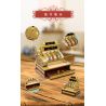 ZHEGAO 00387 non  MÁY TÍNH TIỀN CỔ ĐIỂN bộ đồ chơi xếp lắp ráp ghép mô hình Creator Expert VINTAGE CASH REGISTER Chuyên Gia Sáng Tạo 1630 khối