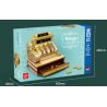 ZHEGAO 00387 non  MÁY TÍNH TIỀN CỔ ĐIỂN bộ đồ chơi xếp lắp ráp ghép mô hình Creator Expert VINTAGE CASH REGISTER Chuyên Gia Sáng Tạo 1630 khối