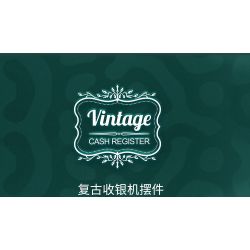 ZHEGAO 00387 non  MÁY TÍNH TIỀN CỔ ĐIỂN bộ đồ chơi xếp lắp ráp ghép mô hình Creator Expert VINTAGE CASH REGISTER Chuyên Gia Sáng Tạo 1630 khối