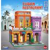 ZHEGAO DZ6022 6022 non  NHÀ HÀNG CUBA bộ đồ chơi xếp lắp ráp ghép mô hình Modular Buildings CUBAN RESTAURANT Mô Hình Nhà Cửa 2279 khối