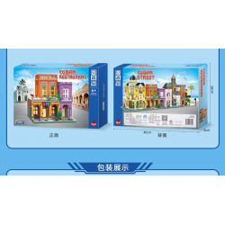 ZHEGAO DZ6022 6022 non  NHÀ HÀNG CUBA bộ đồ chơi xếp lắp ráp ghép mô hình Modular Buildings CUBAN RESTAURANT Mô Hình Nhà Cửa 2279 khối