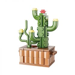 XIANG JUN 10975 non  SHOP HOA CÂY CẢNH 6 LOẠI CHẬU MỌNG NƯỚC THIÊN THẦN TUYẾT CÚC NGỌC BÍCH TIÊN LINGBO BƯỚM TÍM NỤ TẦM XUÂN SAN HÔ JI bộ đồ chơi xếp lắp ráp ghép mô hình Creator Sáng Tạo