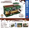 ZHEGAO DZ6017 6017 non  MÁY PHA CÀ PHÊ ĐÔI bộ đồ chơi xếp lắp ráp ghép mô hình Creator COFFEE MACHINE Sáng Tạo 928 khối