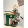ZHEGAO DZ6017 6017 non  MÁY PHA CÀ PHÊ ĐÔI bộ đồ chơi xếp lắp ráp ghép mô hình Creator COFFEE MACHINE Sáng Tạo 928 khối