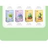 XIANG JUN 10974 non  SHOP HOA CÂY CẢNH 6 LOẠI CHẬU MỌNG NƯỚC BAIRENJIN DAIZIXIN XINGDOUDOU LANBINGYU AZURE MOON BEGONIA bộ đồ chơi xếp lắp ráp ghép mô hình Creator Sáng Tạo