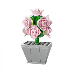 XIANG JUN 10974 non  SHOP HOA CÂY CẢNH 6 LOẠI CHẬU MỌNG NƯỚC BAIRENJIN DAIZIXIN XINGDOUDOU LANBINGYU AZURE MOON BEGONIA bộ đồ chơi xếp lắp ráp ghép mô hình Creator Sáng Tạo