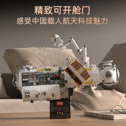 BLOKS 81102 non  MÔ-ĐUN LÕI THIÊN HÀ tỷ lệ 1:46 bộ đồ chơi xếp lắp ráp ghép mô hình China Aerospace Museum 1224 khối