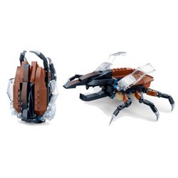 ZHI DELE DL-60108 60108 DL60108 non  BỌ CÁNH CỨNG ĐÈN FLASH bộ đồ chơi xếp lắp ráp ghép mô hình The Egg Will Crack Trứng Sẽ Nở 161 khối