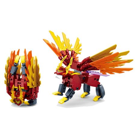 ZHI DELE DL-60106 60106 DL60106 non  QUẢ TRỨNG SẼ PHÂN HẠCH YI SHADOW GRIFFON bộ đồ chơi xếp lắp ráp ghép mô hình The Egg Will Crack Trứng Sẽ Nở 167 khối