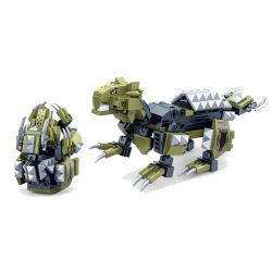 ZHI DELE DL-60102 60102 DL60102 non  THẰN LẰN HOÀNG GIA bộ đồ chơi xếp lắp ráp ghép mô hình The Egg Will Crack Trứng Sẽ Nở 198 khối