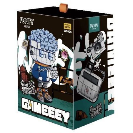 STUBBORN BOUNDARIES W9004 9004 non  PHỐ GANZI NHIẾP ẢNH GANZAI bộ đồ chơi xếp lắp ráp ghép mô hình GAMEEEY 289 khối