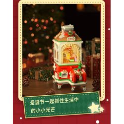 WEKKI 516156 non  MÁY VUỐT GIÁNG SINH bộ đồ chơi xếp lắp ráp ghép mô hình Christmas