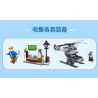 ZHI DELE DL-10006 10006 DL10006 non  TRỰC THĂNG CẢNH SÁT bộ đồ chơi xếp lắp ráp ghép mô hình POLICE 166 khối