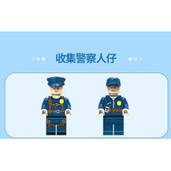 ZHI DELE DL-10005 10005 DL10005 non  CẢNH SÁT KIỂM TRA XE bộ đồ chơi xếp lắp ráp ghép mô hình POLICE 141 khối