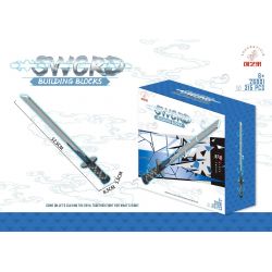 CREATIVE ART FIGHT 26801 non  THANH KIẾM CỦA NGÀN QUỶ MÀU XANH bộ đồ chơi xếp lắp ráp ghép mô hình Movie & Game SWORD Phim Và Trò Chơi 315 khối