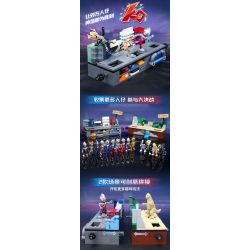 Enlighten 75035 Qman 75035 non  ULTRA HEROES BẢO VỆ TRÁI ĐẤT 2023 PHIÊN BẢN GIỚI HẠN bộ đồ chơi xếp lắp ráp ghép mô hình 236 khối