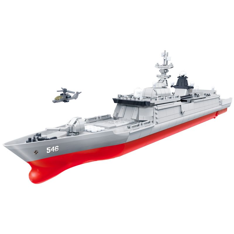 ZHI DELE DL-40019 40019 DL40019 non  KHINH HẠM TÊN LỬA 054A bộ đồ chơi xếp lắp ráp ghép mô hình CHINA AIRCRAFT CARRIER BATTLE GROUP 1691 khối
