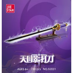 JIESTAR 92031 non  THIÊN MỤC BÓNG DAO bộ đồ chơi xếp lắp ráp ghép mô hình AMENOMA KAGEUCHI 748 khối