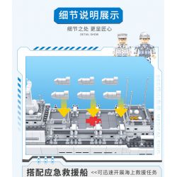 ZHI DELE DL-40018 40018 DL40018 non  TÀU BỆNH VIỆN PEACE ARK bộ đồ chơi xếp lắp ráp ghép mô hình CHINA AIRCRAFT CARRIER BATTLE GROUP 1691 khối