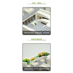 WANGE 5237 non  VILLA SAVOYE PARIS PHÁP bộ đồ chơi xếp lắp ráp ghép mô hình Creator VILLA SAVOYE PARIS FRANCE Sáng Tạo 1226 khối