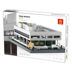WANGE 5237 non  VILLA SAVOYE PARIS PHÁP bộ đồ chơi xếp lắp ráp ghép mô hình Creator VILLA SAVOYE PARIS FRANCE Sáng Tạo 1226 khối