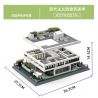 WANGE 5237 non  VILLA SAVOYE PARIS PHÁP bộ đồ chơi xếp lắp ráp ghép mô hình Creator VILLA SAVOYE PARIS FRANCE Sáng Tạo 1226 khối