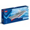 ZHI DELE DL-40016 40016 DL40016 non  TÀU SÂN BAY LOẠI 002 tỷ lệ 1:300 bộ đồ chơi xếp lắp ráp ghép mô hình CHINA AIRCRAFT CARRIER BATTLE GROUP 2555 khối