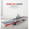 ZHI DELE DL-40016 40016 DL40016 non  TÀU SÂN BAY LOẠI 002 tỷ lệ 1:300 bộ đồ chơi xếp lắp ráp ghép mô hình CHINA AIRCRAFT CARRIER BATTLE GROUP 2555 khối