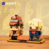 PANTASY 99101 non  SHERLOCK HOLMES VÀ WATSON BRICKHEAD bộ đồ chơi xếp lắp ráp ghép mô hình Brickheadz Nhân Vật Đầu To