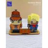 PANTASY 99101 non  SHERLOCK HOLMES VÀ WATSON BRICKHEAD bộ đồ chơi xếp lắp ráp ghép mô hình Brickheadz Nhân Vật Đầu To