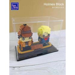 PANTASY 99101 non  SHERLOCK HOLMES VÀ WATSON BRICKHEAD bộ đồ chơi xếp lắp ráp ghép mô hình Brickheadz Nhân Vật Đầu To
