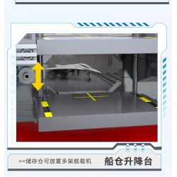 ZHI DELE DL-40016 40016 DL40016 non  TÀU SÂN BAY LOẠI 002 tỷ lệ 1:300 bộ đồ chơi xếp lắp ráp ghép mô hình CHINA AIRCRAFT CARRIER BATTLE GROUP 2555 khối