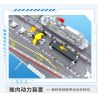 ZHI DELE DL-40016 40016 DL40016 non  TÀU SÂN BAY LOẠI 002 tỷ lệ 1:300 bộ đồ chơi xếp lắp ráp ghép mô hình CHINA AIRCRAFT CARRIER BATTLE GROUP 2555 khối